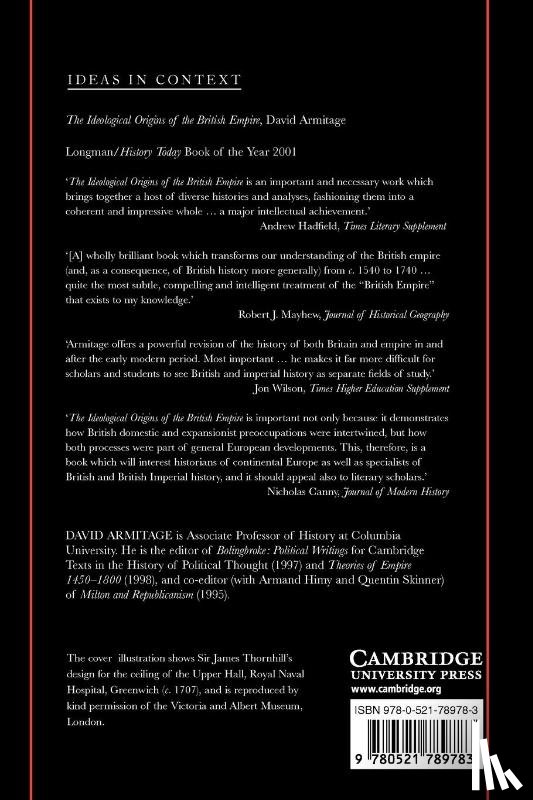 Armitage, David (Professor of History - The Ideological Origins of the British Empire