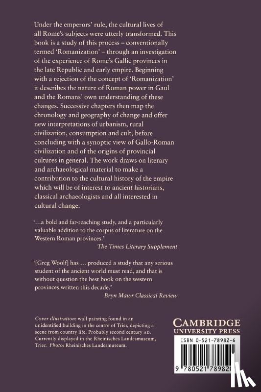 Woolf, Greg (University of St Andrews - Becoming Roman