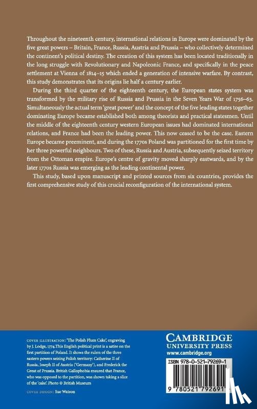 Scott, H. M. (University of St Andrews - The Emergence of the Eastern Powers, 1756–1775