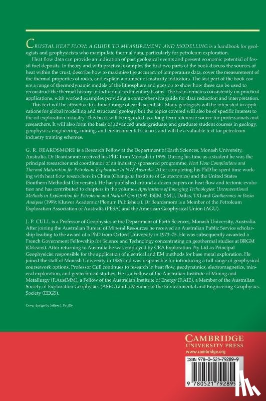 Beardsmore, G. R. (Senior Research Fellow, Cull, J. P. (Monash University - Crustal Heat Flow
