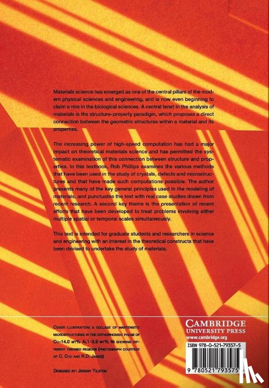 Phillips, Rob (Brown University - Crystals, Defects and Microstructures