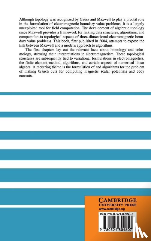 Gross, Paul W., Kotiuga, P. Robert (Boston University) - Electromagnetic Theory and Computation