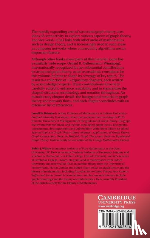  - Topics in Structural Graph Theory