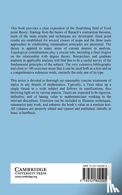 Agarwal, Ravi P. (National University of Singapore), Meehan, Maria (Dublin City University), O'Regan, Donal (National University of Ireland - Fixed Point Theory and Applications