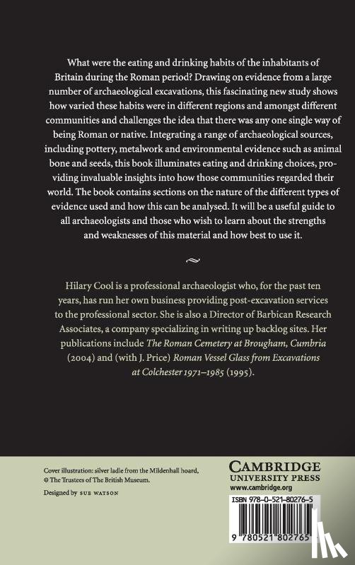 Cool, H. E. M. - Eating and Drinking in Roman Britain