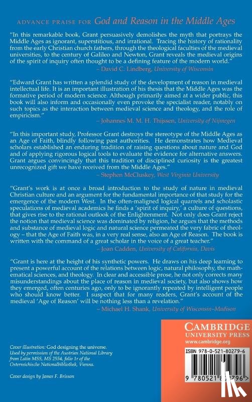 Grant, Edward (Professor Emeritus - God and Reason in the Middle Ages