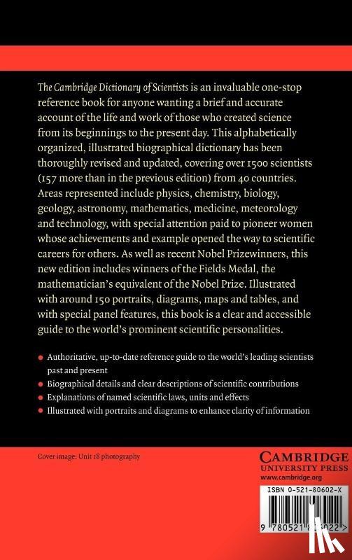 Millar, David, Millar, Ian, Millar, John, Millar, Margaret - The Cambridge Dictionary of Scientists