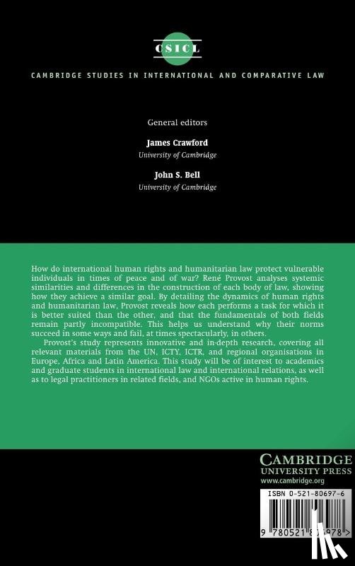 Provost, Rene (McGill University - International Human Rights and Humanitarian Law