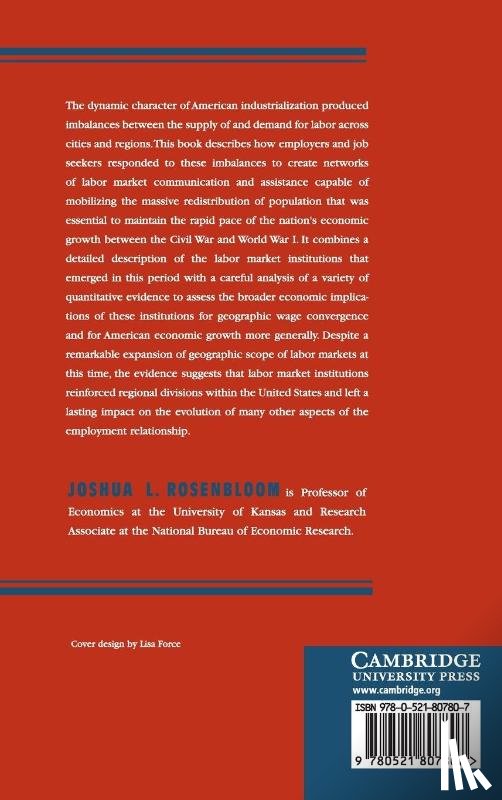 Rosenbloom, Joshua L. (University of Kansas) - Looking for Work, Searching for Workers