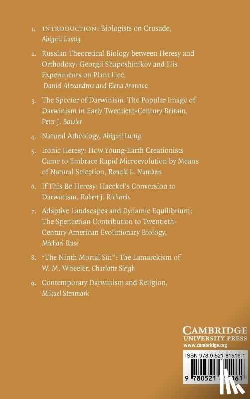  - Darwinian Heresies