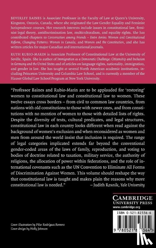  - The Gender of Constitutional Jurisprudence