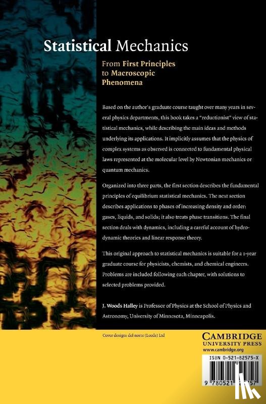 Halley, J. Woods (University of Minnesota) - Statistical Mechanics