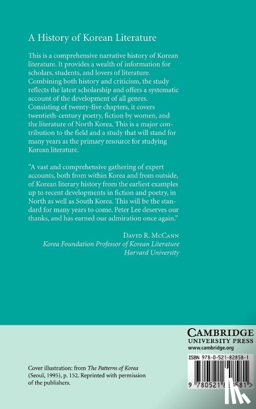  - A History of Korean Literature