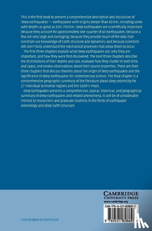 Frohlich, Cliff (University of Texas - Deep Earthquakes