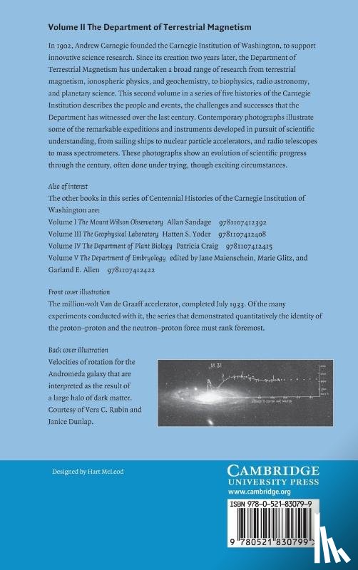 Brown, Louis (Carnegie Institution of Washington - Centennial History of the Carnegie Institution of Washington: Volume 2, The Department of Terrestrial Magnetism