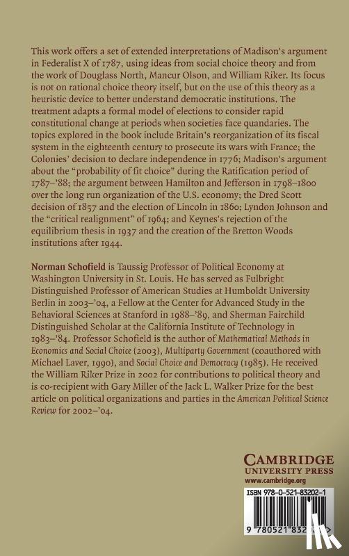 Schofield, Norman (Washington University - Architects of Political Change