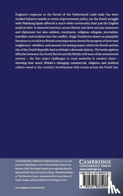 Dunthorne, Hugh (University of Wales - Britain and the Dutch Revolt, 1560–1700