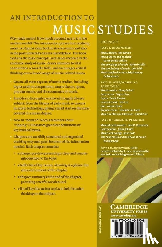  - An Introduction to Music Studies