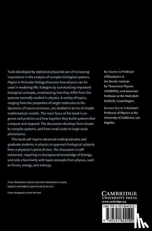 Sneppen, Kim (Niels Bohr Institutet, Zocchi, Giovanni (University of California - Physics in Molecular Biology