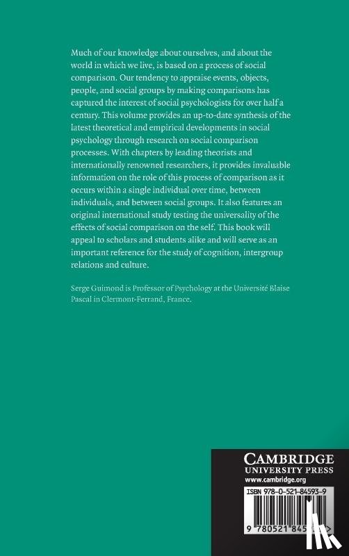  - Social Comparison and Social Psychology