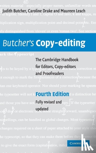 Butcher, Judith, Drake, Caroline, Leach, Maureen - Butcher's Copy-editing