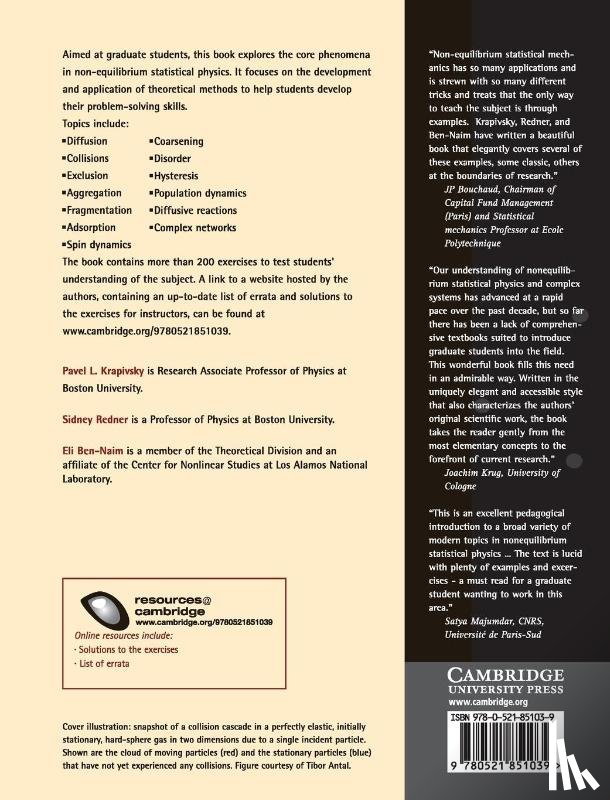 Krapivsky, Pavel L. (Boston University), Redner, Sidney (Boston University), Ben-Naim, Eli (Los Alamos National Laboratory) - A Kinetic View of Statistical Physics