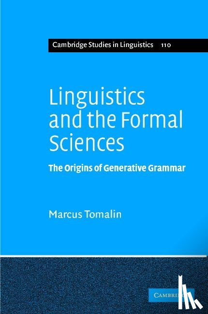 Tomalin, Marcus (University of Cambridge) - Linguistics and the Formal Sciences