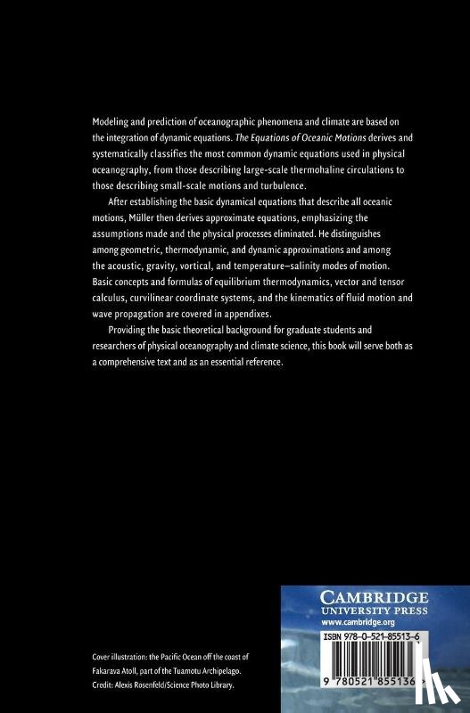 Muller, Peter (University of Hawaii - The Equations of Oceanic Motions