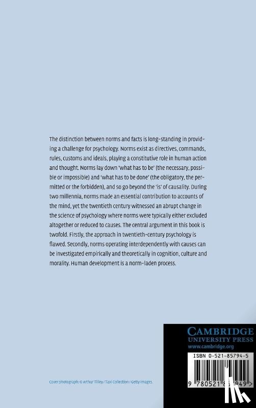  - Norms in Human Development