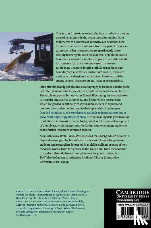 Thorpe, S. A. (University of Wales - An Introduction to Ocean Turbulence