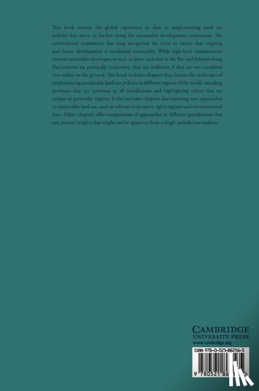  - Land Use Law for Sustainable Development