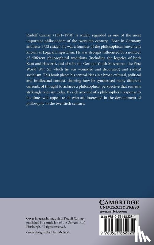 Carus, A. W. (University of Cambridge) - Carnap and Twentieth-Century Thought