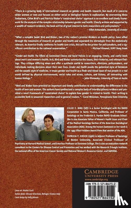 Bird, Chloe E., Rieker, Patricia P. - Gender and Health