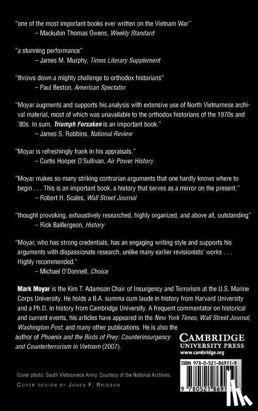 Moyar, Mark (Marine Corps University - Triumph Forsaken