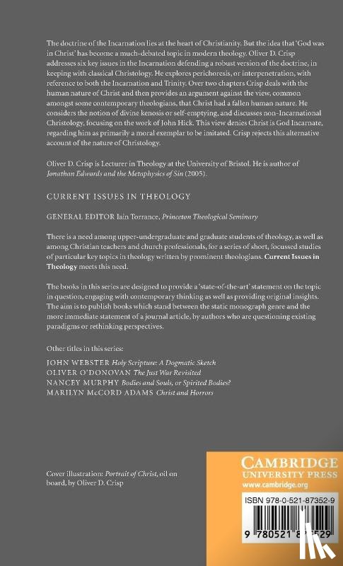 Crisp, Oliver D. (University of Bristol) - Divinity and Humanity