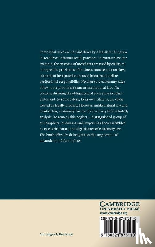  - The Nature of Customary Law