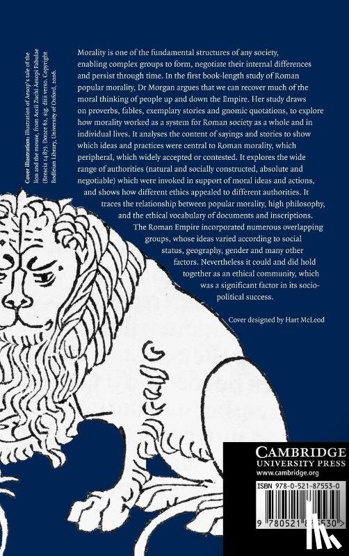 Morgan, Teresa (University of Oxford) - Popular Morality in the Early Roman Empire