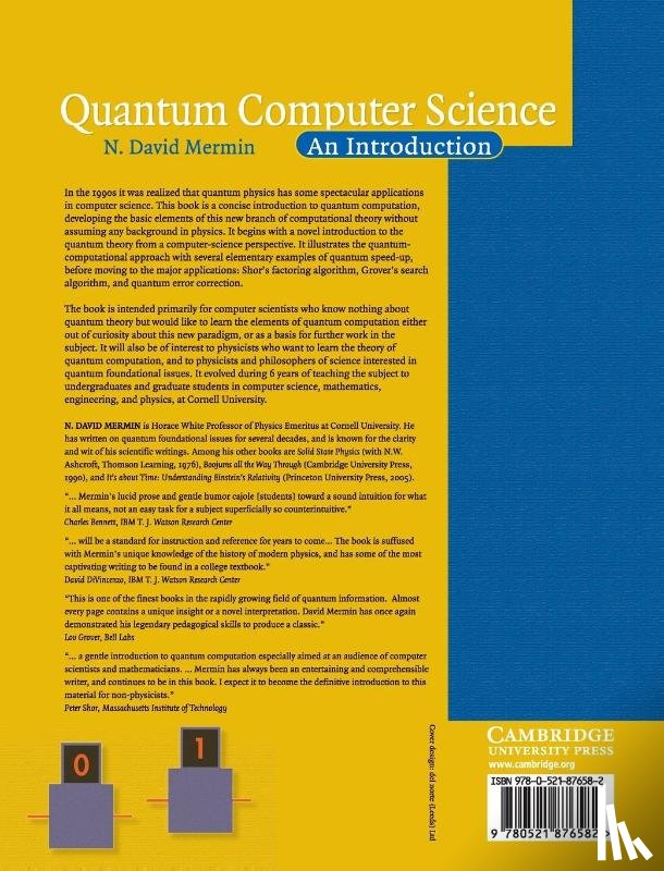 Mermin, N. David (Cornell University - Quantum Computer Science