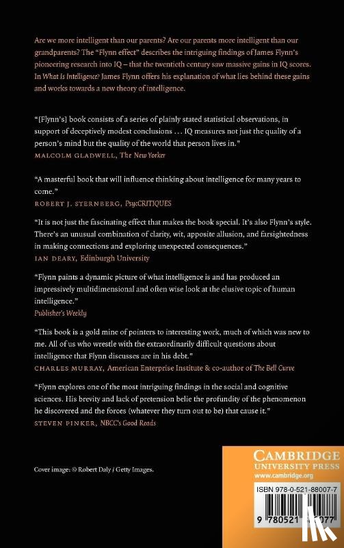 Flynn, James R. (University of Otago - What Is Intelligence?