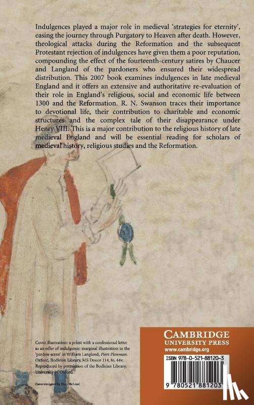 Swanson, R. N. (University of Birmingham) - Indulgences in Late Medieval England