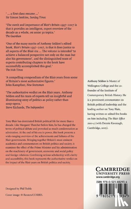  - Blair's Britain, 1997–2007