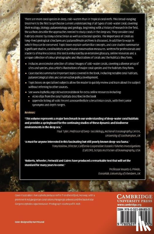 Roberts, J. Murray (Scottish Association for Marine Science), Wheeler, Andrew (University College Cork), Freiwald, Andre (Friedrich-Alexander-Universitat Erlangen-Nurnberg, Cairns, Stephen (Smithsonian Institution - Cold-Water Corals