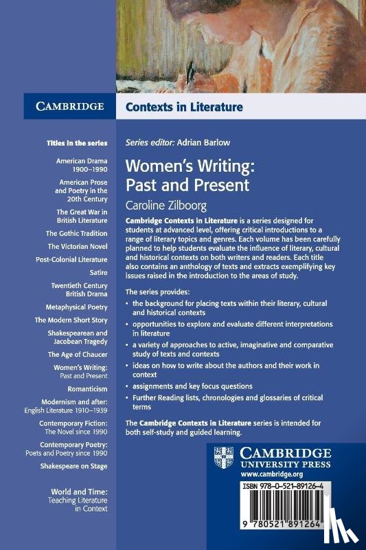 Zilboorg, Caroline - Women's Writing