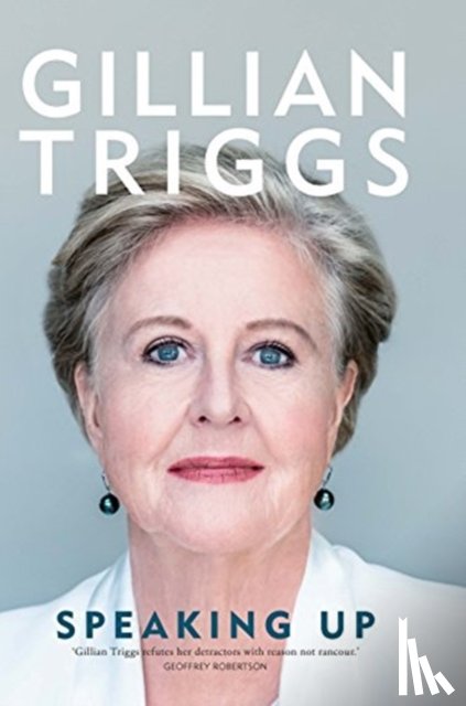 Triggs, Gillian - Speaking Up (Signed by Gillian Triggs)
