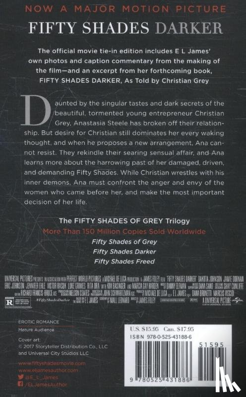 E L James - Fifty Shades Darker (Movie Tie-in Edition)