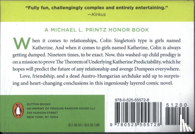 Green, John - Penguin Minis: An Abundance of Katherines