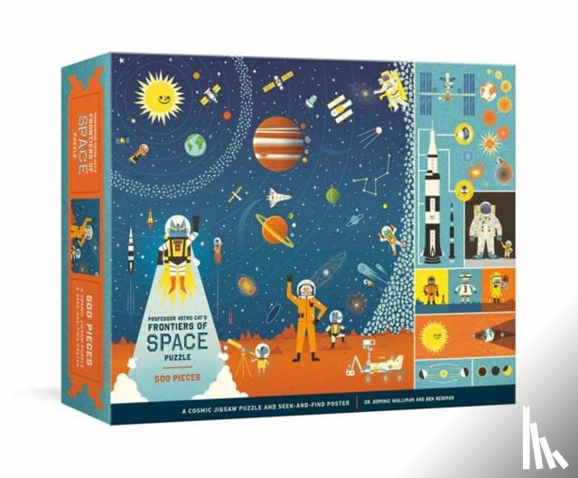 Walliman, Dominic - Professor Astro Cat's Frontiers of Space 500-Piece Puzzle: Cosmic Jigsaw Puzzle and Seek-And-Find Poster: Jigsaw Puzzles for Kids