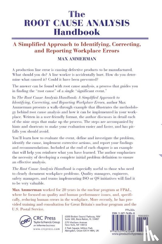 Ammerman, Max - The Root Cause Analysis Handbook