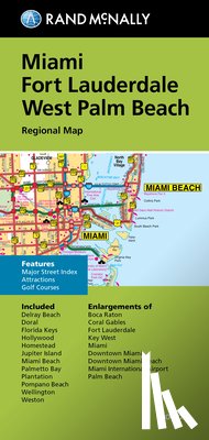 Rand McNally - Rand McNally Folded Map: Miami, Fort Lauderdale, and West Palm Beach Regional Map