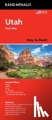 Rand Mcnally - Rand Mcnally: Rand McNally Easy to Read: Utah State Map
